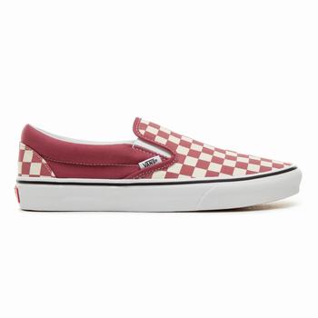 Férfi Vans Color Theory Checkerboard Classic (Unisex) Slip-on Cipő VA5319704 Rózsaszín/Fehér